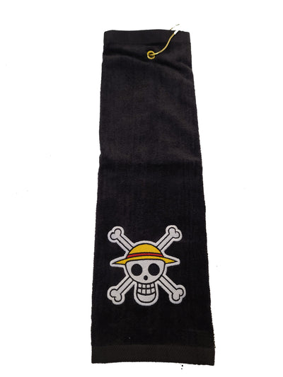 Straw Hat Jolly Roger Golf Towel - BigstickDiplomacy